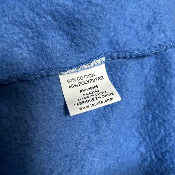 Women's Blue Ruffled Robe - Picture 6 of 6